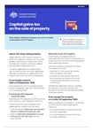 Thumbnail for preview of Capital gains tax on the sale of property (TT-ENG) [PDF, 335KB] form